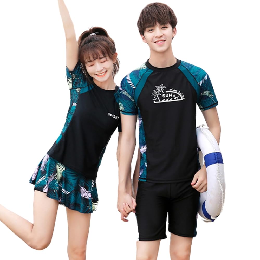 Amazon.co.jp: [Winsuteki] メンズ水着 2点セット フィットネス